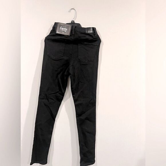 DOLLHOUSE Juniors' Curvy-Fit High-Rise Skinny Jeans size 26W - Picture 3 of 4